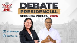 ¿Por qué canal TV ver transmisión Debate Presidencial de Segunda Vuelta EN VIVO del JNE 2026 hoy, 31 de mayo?