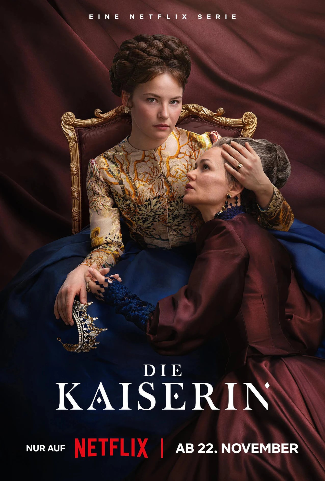 El póster de la segunda temporada de "La emperatriz", serie alemana basada en el popular libro homónimo de Gigi Griffis (Foto: Netflix)