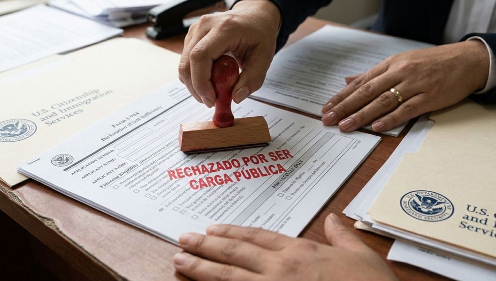 USCIS tendrá mayor margen para valorar las circunstancias económicas y el uso de determinados beneficios públicos al revisar ciertos trámites migratorios (Foto: Imagen creada por Gestión MIX usando Gemini)