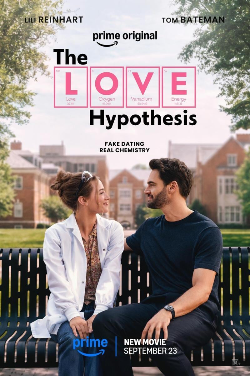 El póster de "The Love Hypothesis", película dirigida por Claire Scanlon que explora géneros como el romance, la comedia y el drama (Foto: Amazon MGM Studios / Bisous Pictures / MRC Film)