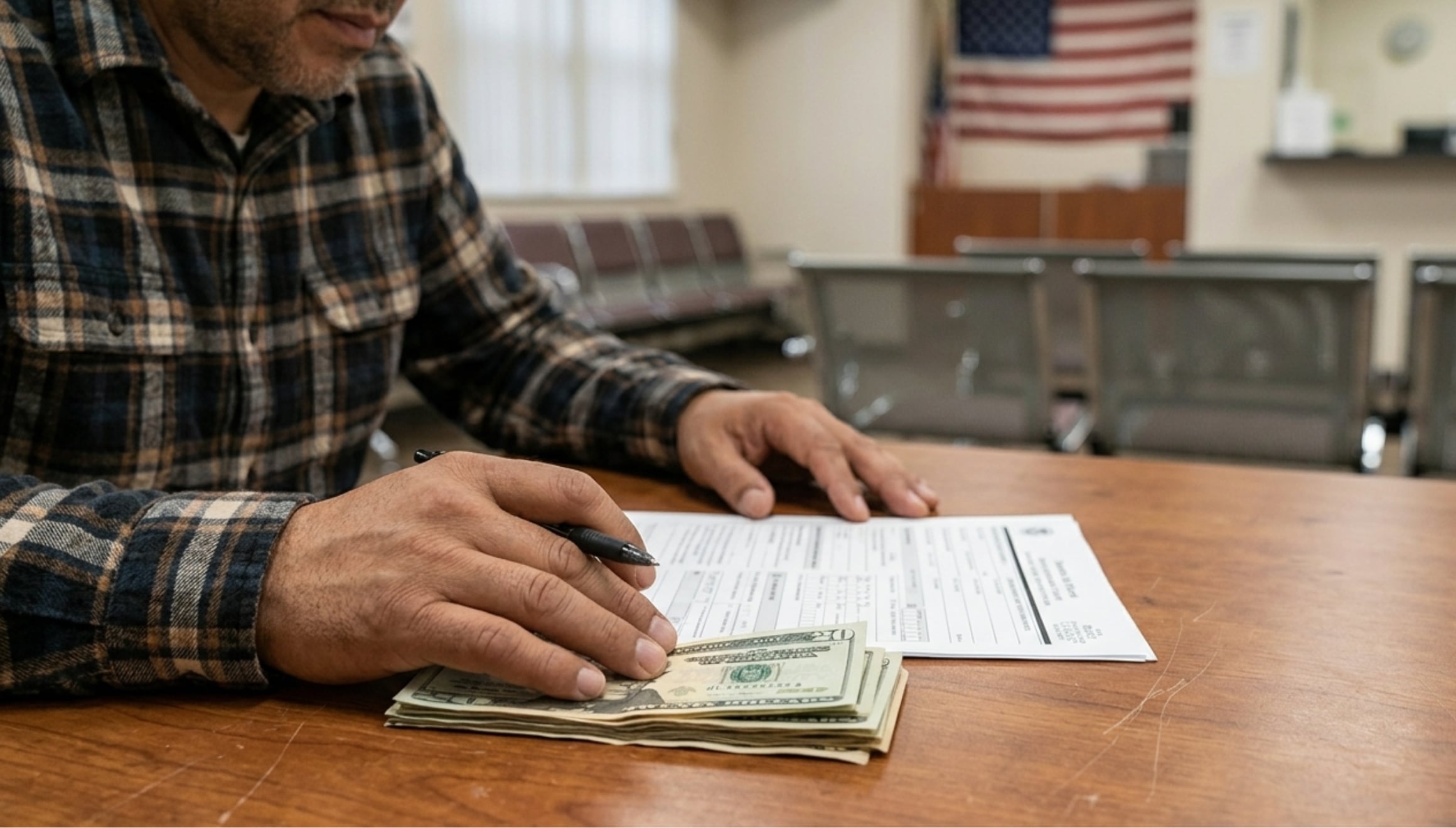 USCIS ahora exige un pago al presentar la solicitud de asilo (Foto: Imagen creada por Gestión MIX usando Gemini)