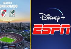ESPN transmitió el partido River Plate 2-0 México por amistoso 2025
