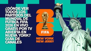 ◉ ¿Dónde ver todos los partidos del Mundial de Fútbol FIFA 2026 EN VIVO GRATIS por TV abierta en Nueva York? Guía de canales