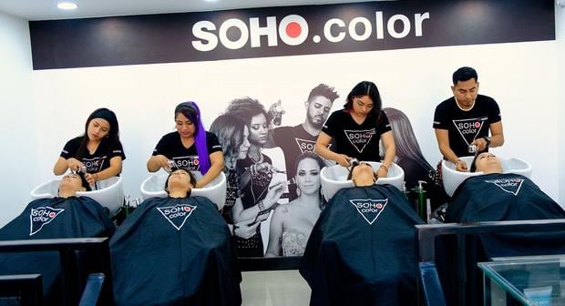 Soho Color prevé que la facturación por los servicios que brindan en sus peluquerías crecerá entre 15% a 20% este 2024. Foto: referencial.