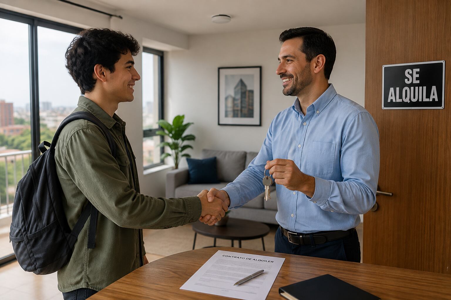 Se propone que también puedan acceder al bono las personas que vivan solas en una vivienda, jóvenes de entre 18 y 40 años. Imagen: ChatGPT.