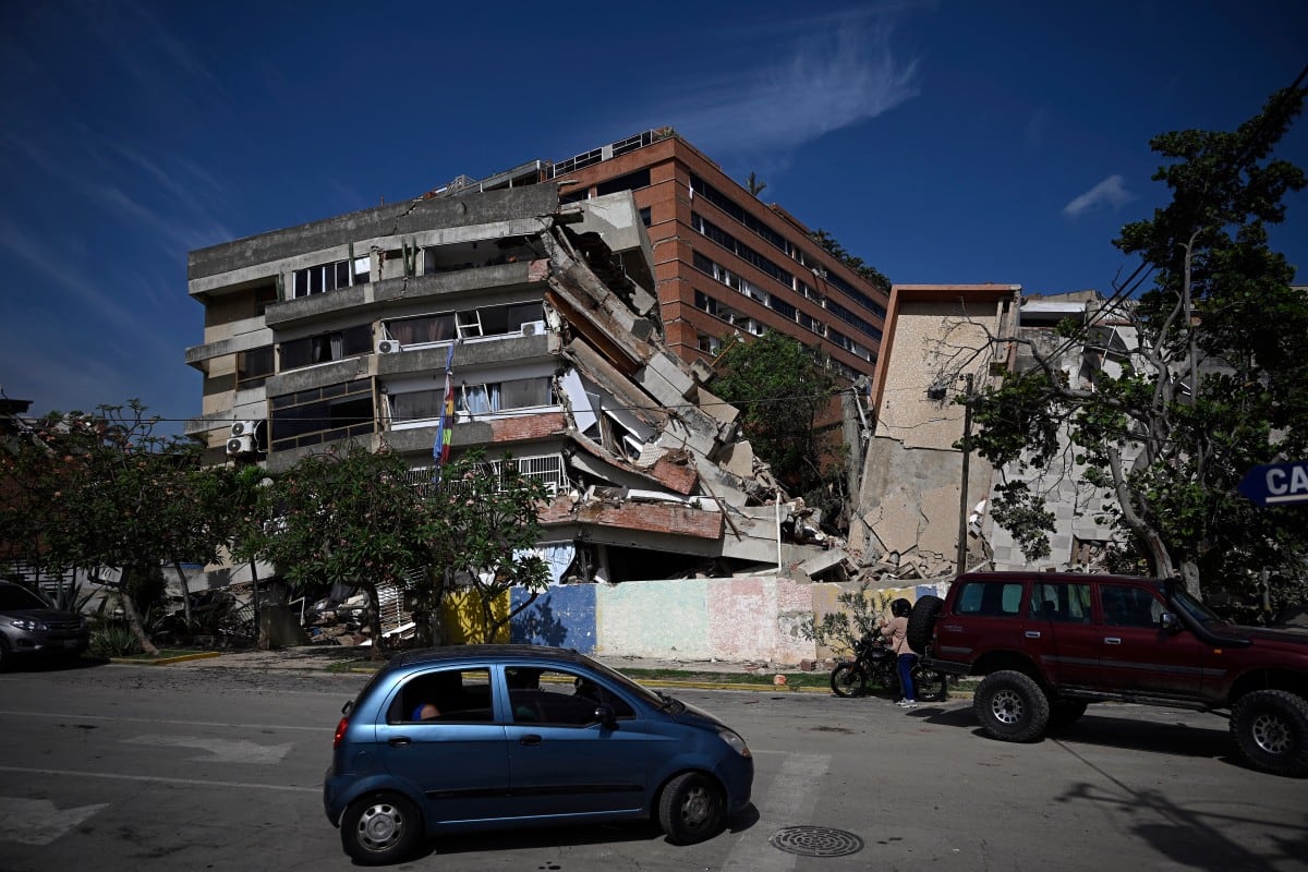Terremoto en Venezuela. Foto: Federico PARRA / AFP