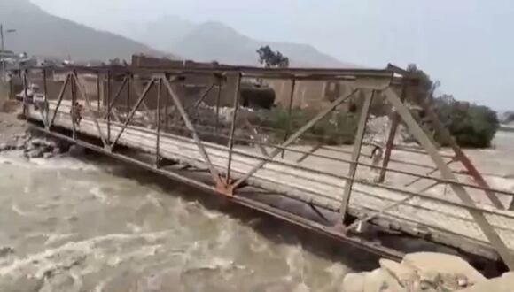 Caudal del río Rímac alerta a municipio de Chosica. Foto: América TV