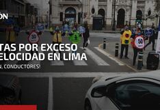 SAT: conoce los nuevos límites de velocidad en avenidas, calles y jirones de Lima