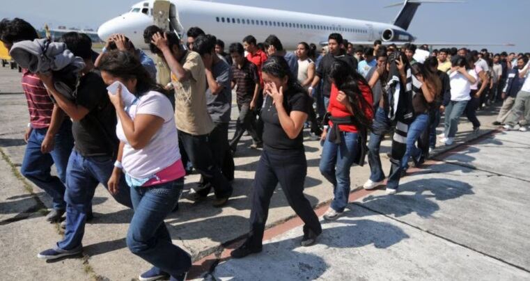 Deportaciones de peruanos en Estados Unidos. Foto: Difusión.