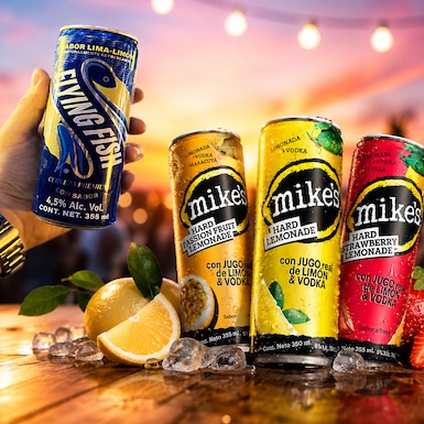 Mike’s mantiene el liderazgo del segmento RTD en Perú, mientras Flying Fish busca ampliar el alcance de las cervezas saborizadas y atraer nuevos consumidores. (Foto: composición)