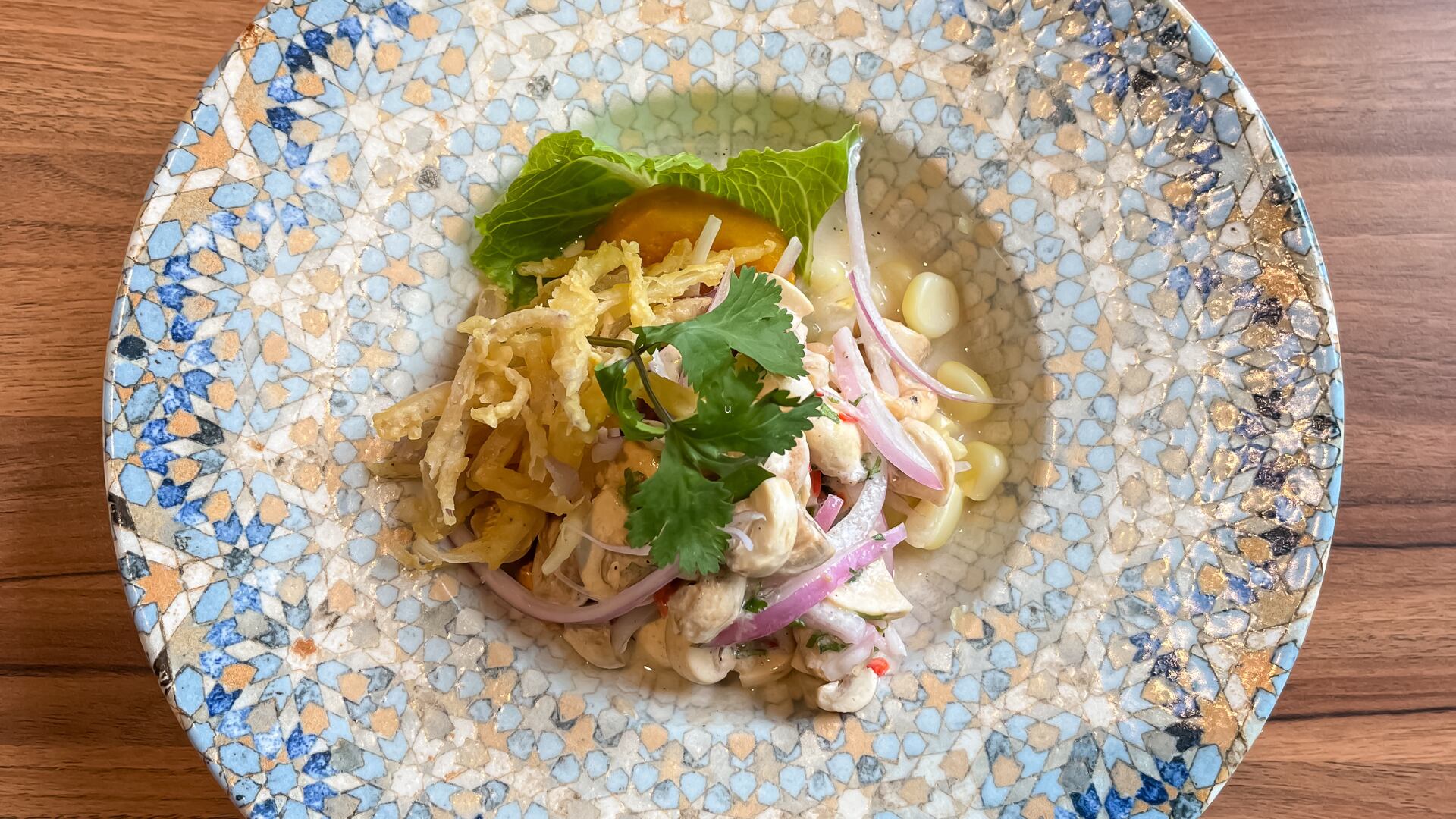 Foto: Ceviche de Bistro 400, restaurante del Hotel Courtyard by Marriott.