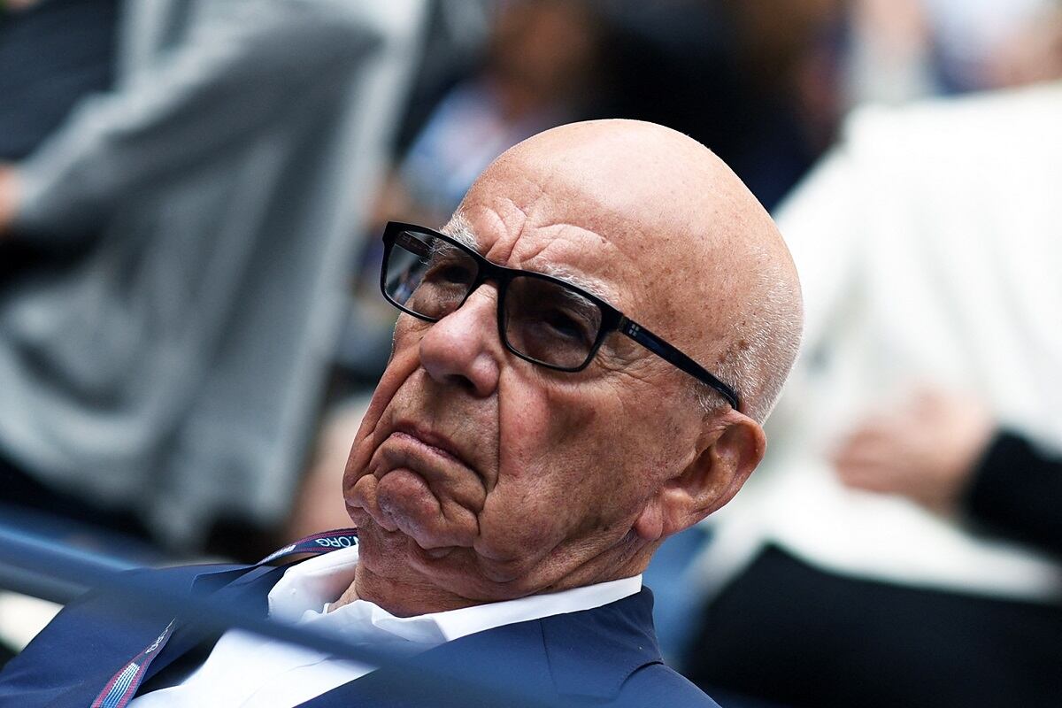 Rupert Murdoch en el Centro Nacional de Tenis Billie Jean King de la USTA en Nueva York el 10 de septiembre de 2017. (Foto de Jewel SAMAD / AFP)