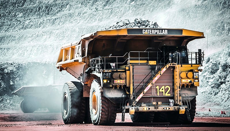 El 57% de la población de camiones entregados a las minas peruanas, con capacidades de 150 a 400 toneladas, pertenece a la marca Caterpillar, Foto: Referencial