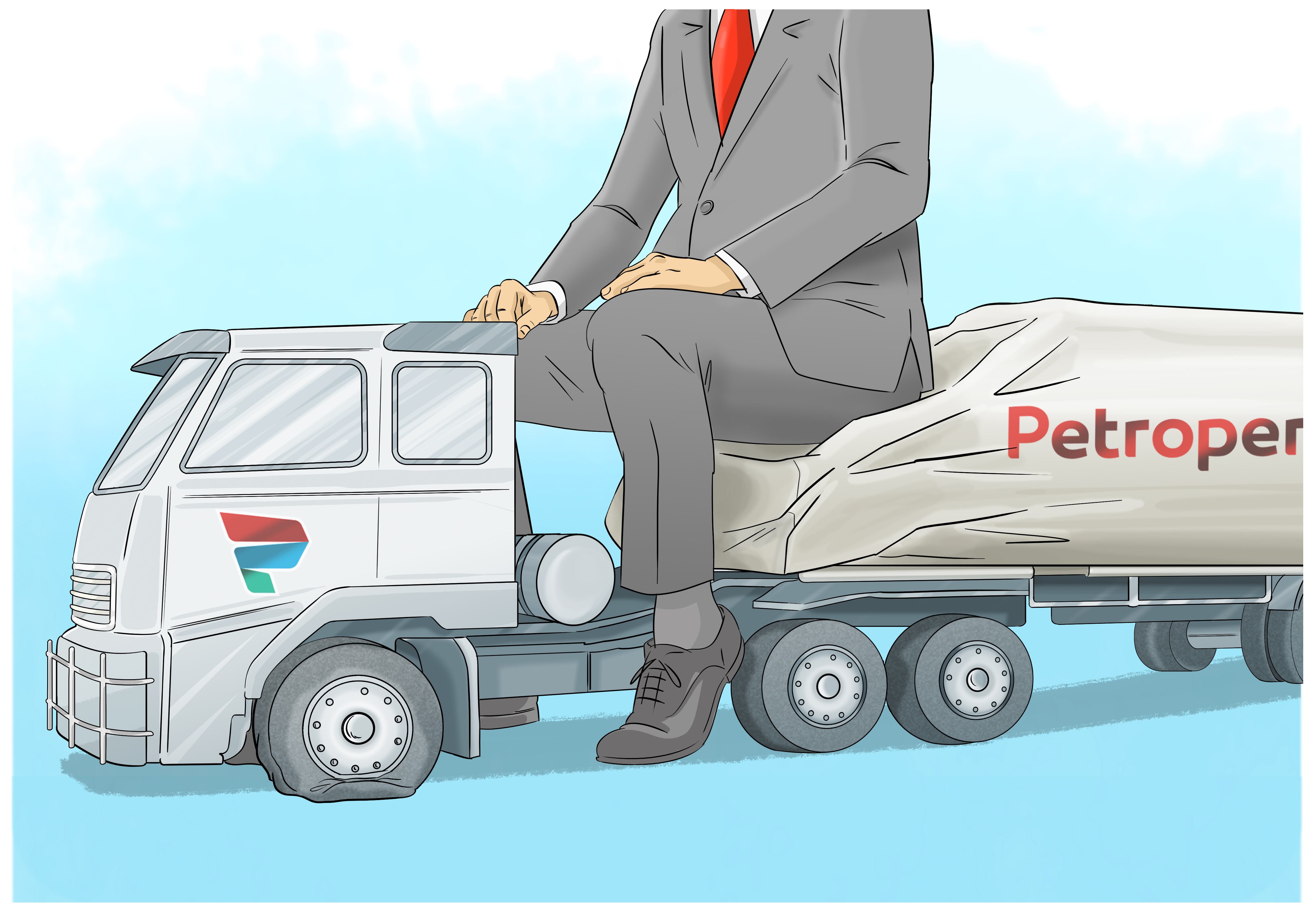 "Los desafíos financieros y operativos de la empresa plantean preguntas sobre si esta participación estatal sigue siendo la forma más eficiente de servir al interés público”. (lustración: Lavida)