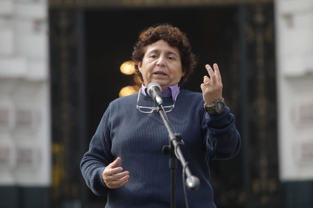 Susel Paredes pidió la renuncia de la ministra de Cultura, Leslie Urteaga.