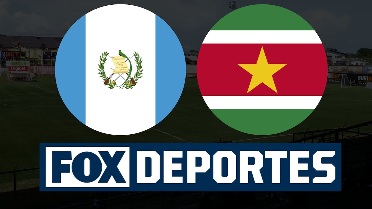 🌐 FOX EN VIVO — mirar partido Guatemala vs. Surinam por TV abierta y Streaming Online