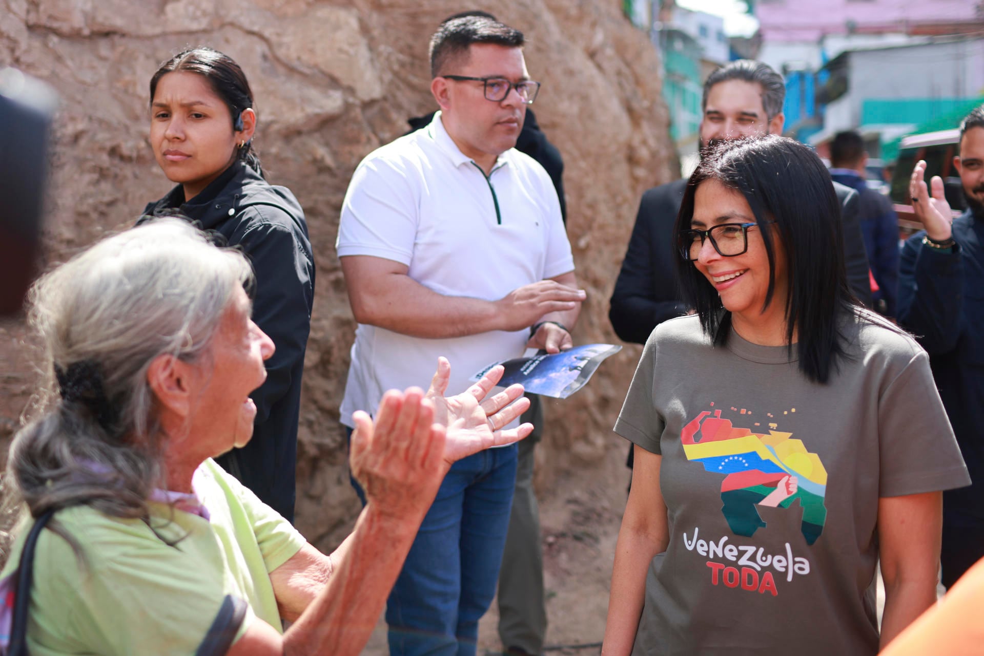 Delcy Rodríguez adelantó que el lunes sostendrá una llamada telefónica con Türk para solicitar formalmente que su oficina en Caracas revise y verifique las listas de excarcelados. (EFE/ Palacio de Miraflores)