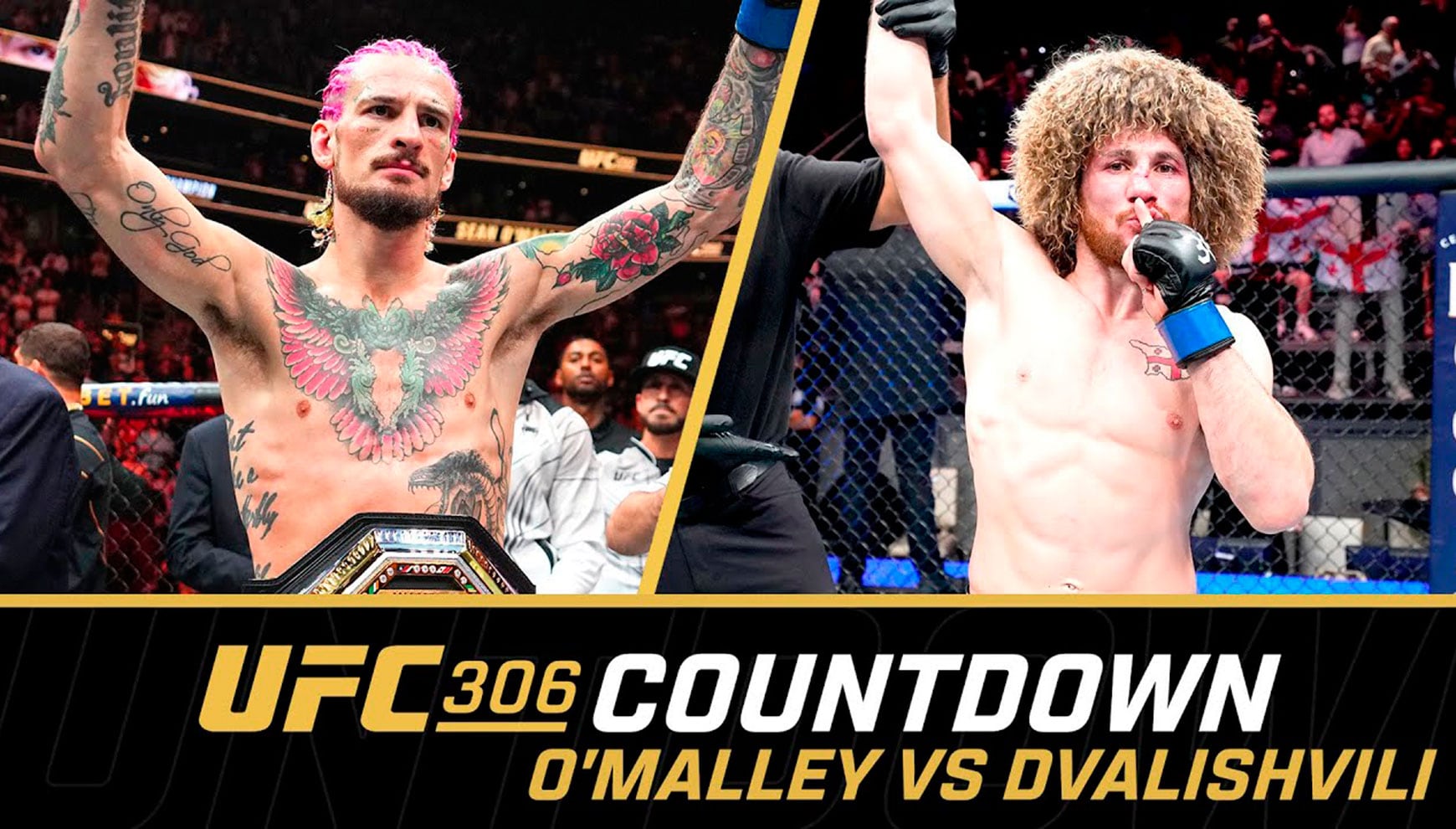 Conoce qué canales TV y señal online transmite el UFC 306, para ver la pelea estelar entre O’Malley vs. Dvalishvili en The Sphere de Las Vegas, Nevada. (Foto: UFC)