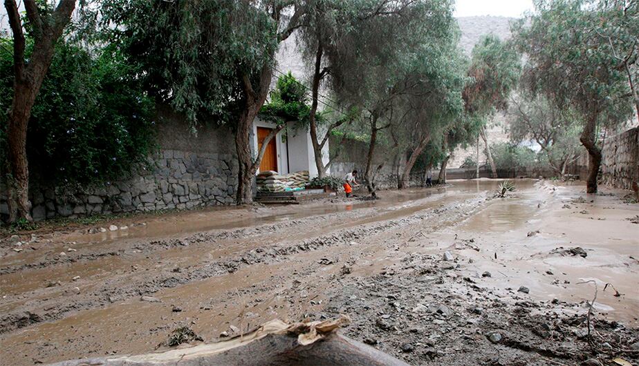 La activación de dos quebradas en Chaclacayo se debe a últimas lluvias localizadas en la zona. (Foto: Agencia Andina)