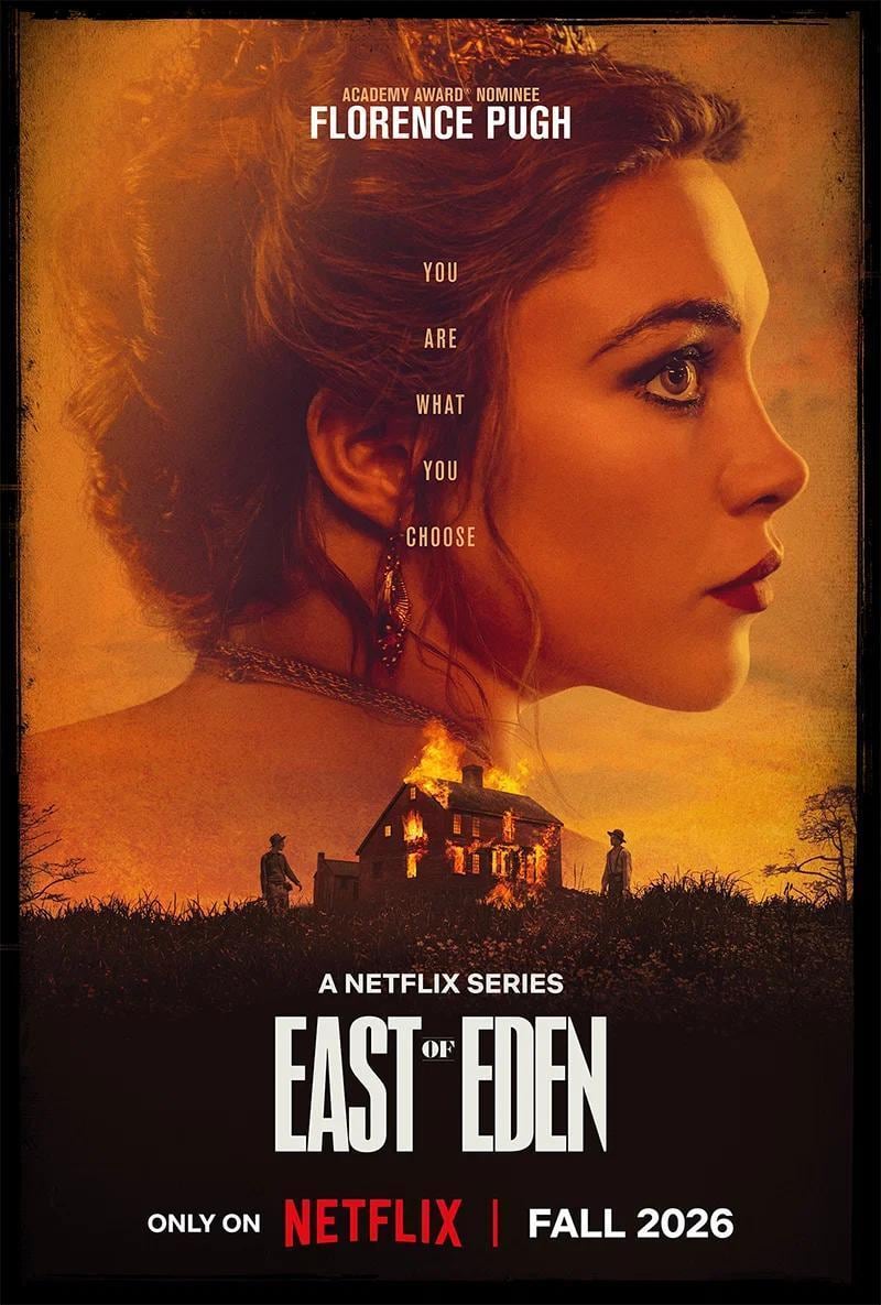 "East of Eden" es una nueva adaptación en formato de miniserie de la célebre novela homónima de 1952 escrita por el autor ganador del Premio Nobel, John Steinbeck (Foto: Anonymous Content / Endeavor Content / Fifth Season / Netflix)