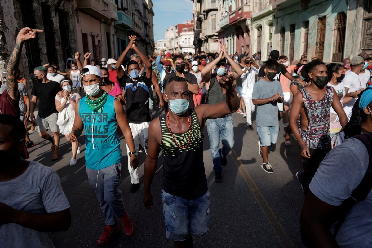 Protestas en Cuba. (Foto: Reuters)