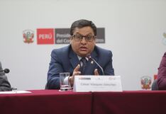 Ministro Vásquez exige intervención del Congreso para reorganizar la Fiscalía