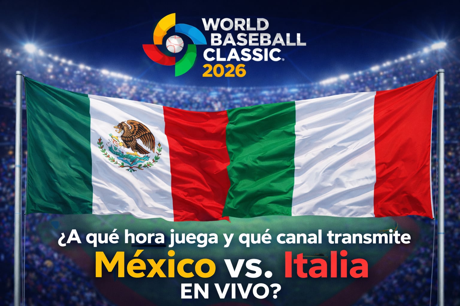 Revisa a qué hora juegan México vs. Italia y cómo ver el juego EN VIVO (Foto: Imagen realizada por El Comercio MAG con apoyo de la IA Gemini)