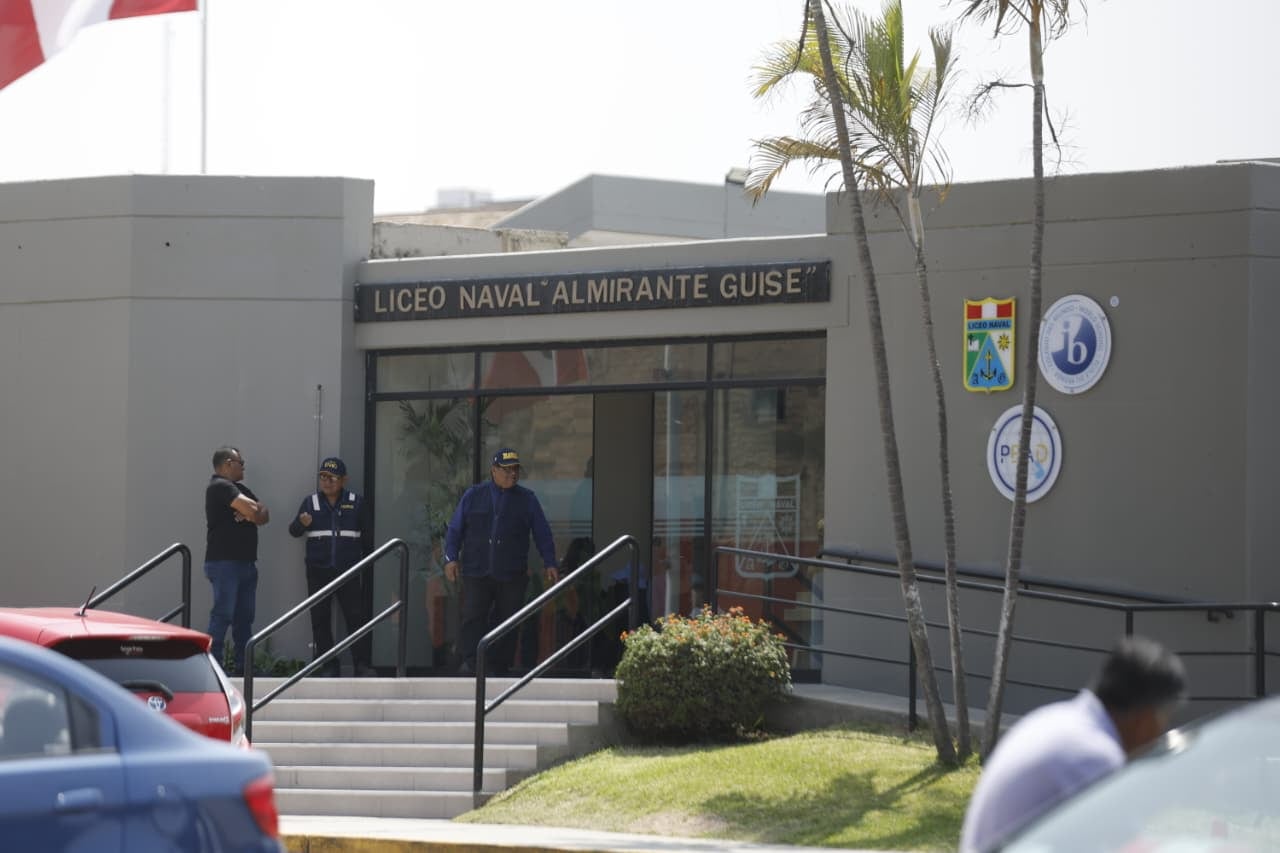 Liceo Naval Almirante Guisse, centro de la polémica por presunta agresión sexual contra menor de edad. La Marina de Guerra ya no estará a cargo de la institución. Foto: Mario Zapata / GEC