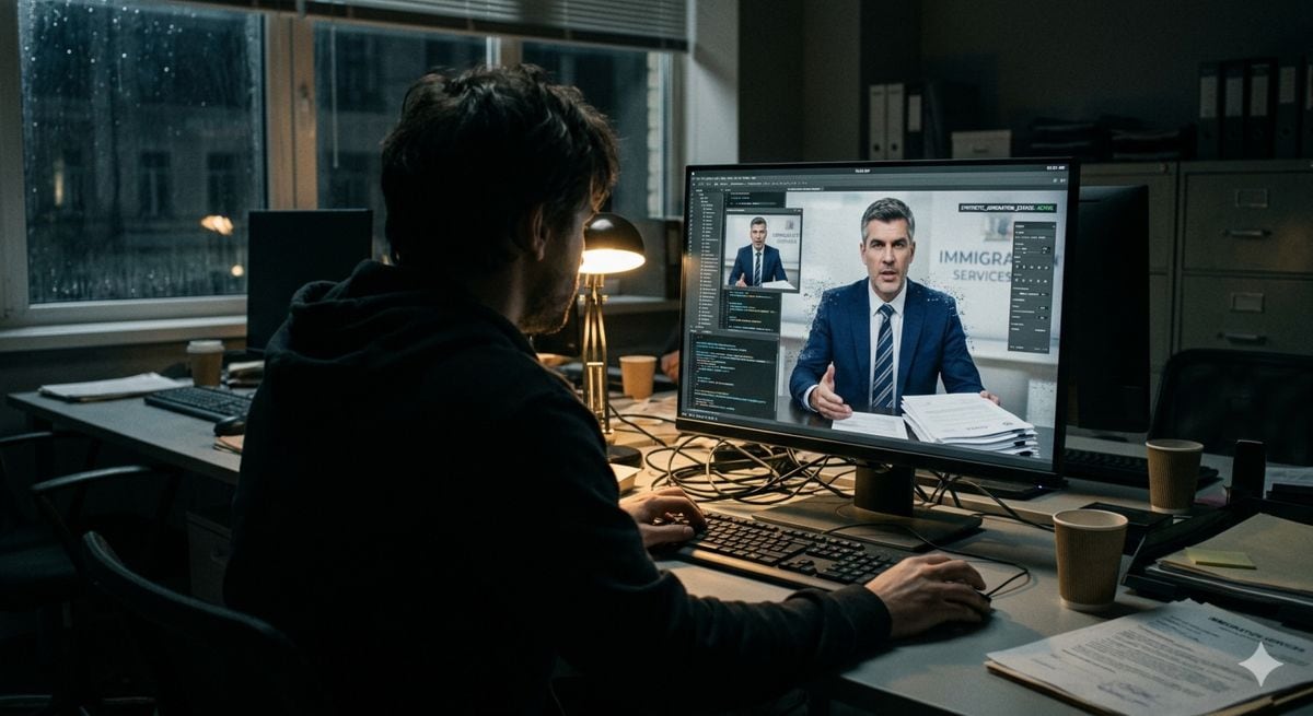 La nueva ola de estafas con “abogados” creados con IA pone en riesgo a miles de inmigrantes en EE.UU. (Foto: Imagen creada por Gestión MIX usando Gemini)