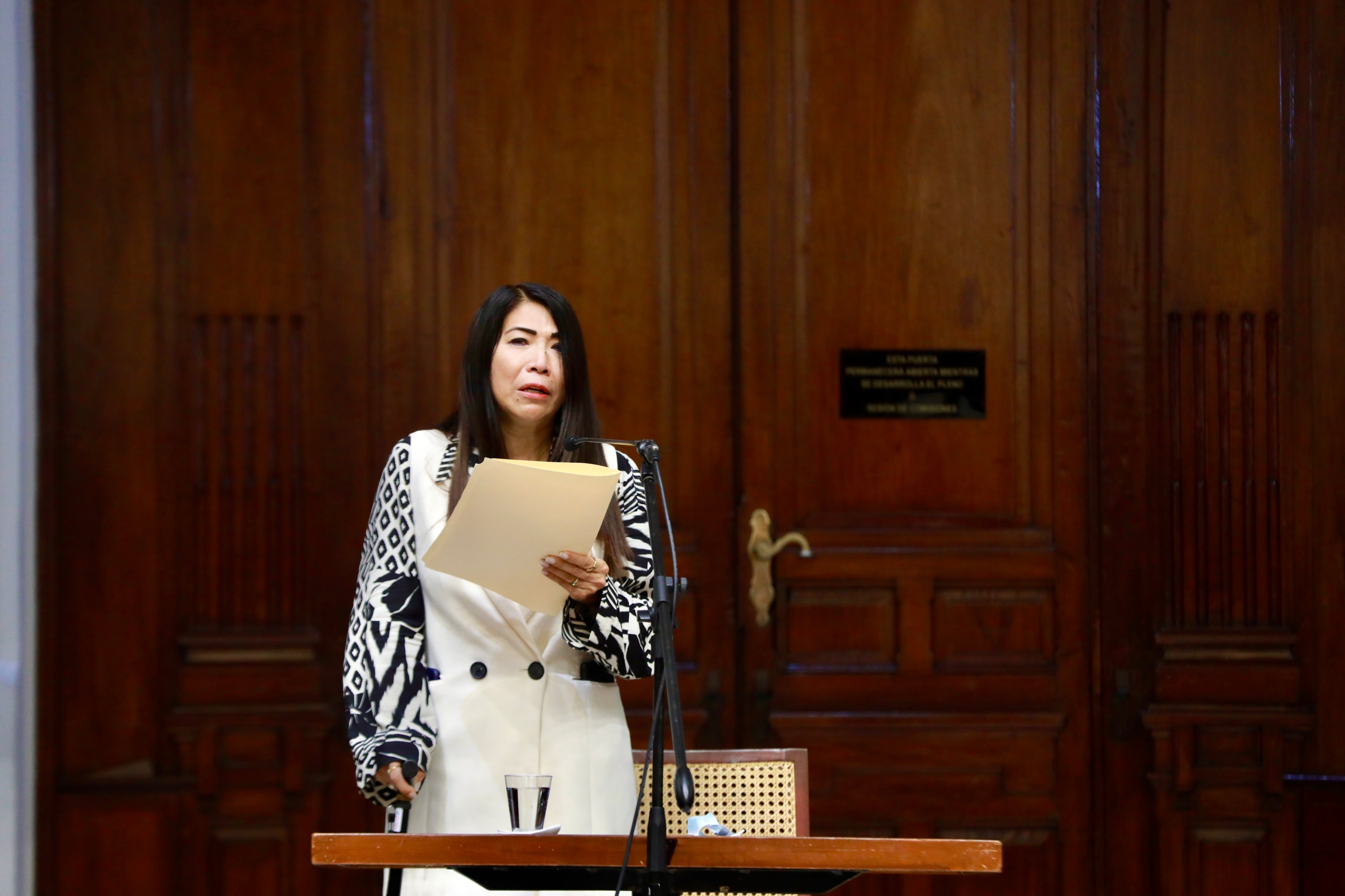 María Cordero Jon Tay (Foto. Congreso de la República)