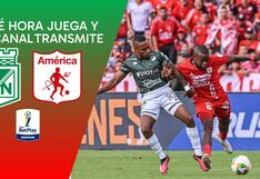 ¿A qué hora juega y qué canal transmite Atlético Nacional vs. América de Cali por la ida de la final de la Copa BetPlay 2024?