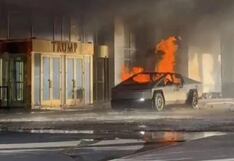 Elon Musk asegura que una bomba o pirotecnia son la causa de la explosión del auto Tesla