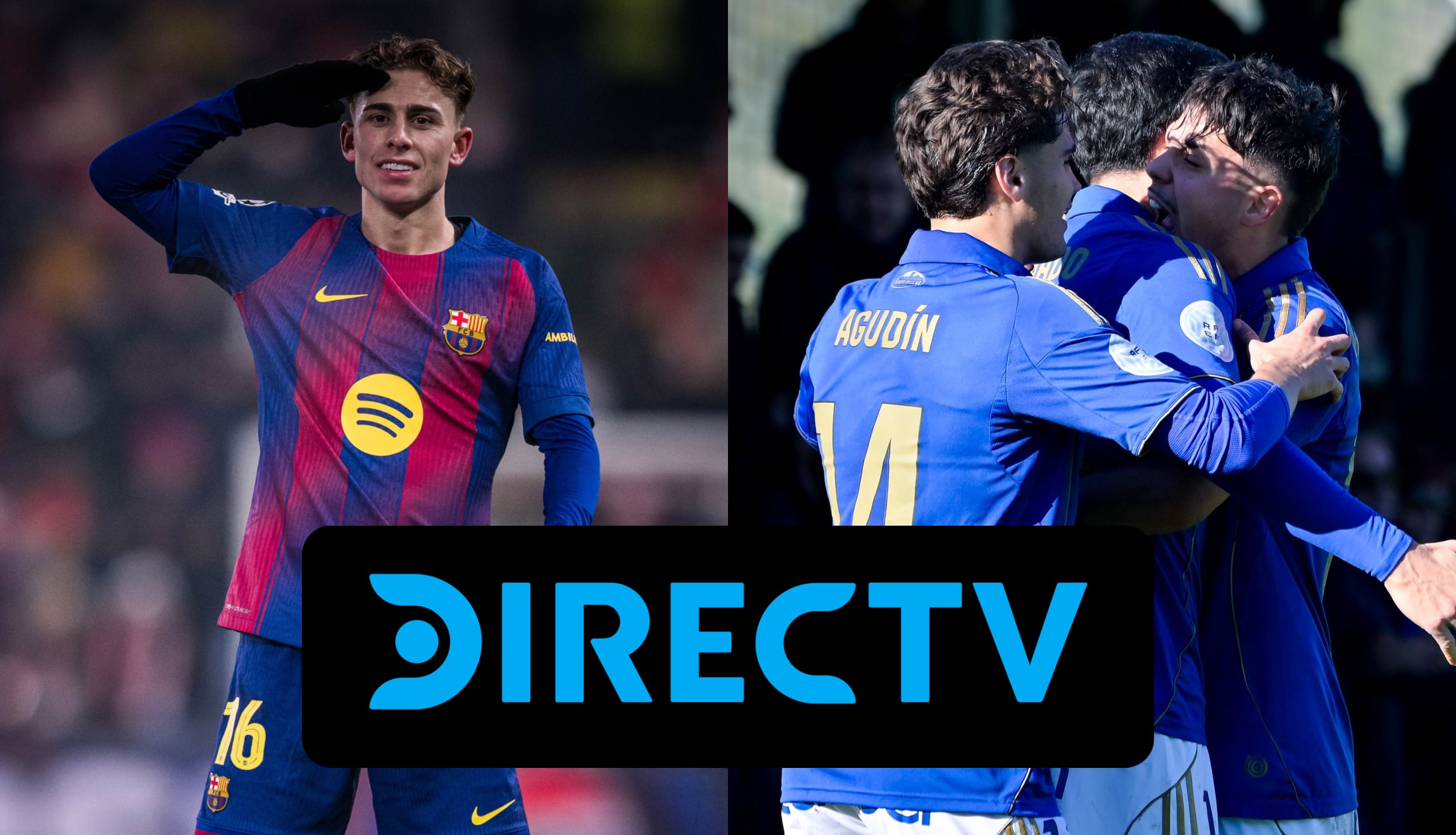 Transmisión de DIRECTV, para ver el partido de FC Barcelona vs. Real Oviedo en directo, este domingo 25 de enero, desde el Camp Nou, por la Jornada 21 de LaLiga. (Fotos: @FCBarcelona / @RealOviedo / Composición Gestión Mix)