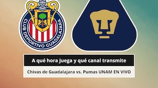 ¿Qué canal transmite Chivas de Guadalajara vs. Pumas UNAM EN VIVO hoy por Liga MX 2026 en México y Estados Unidos?