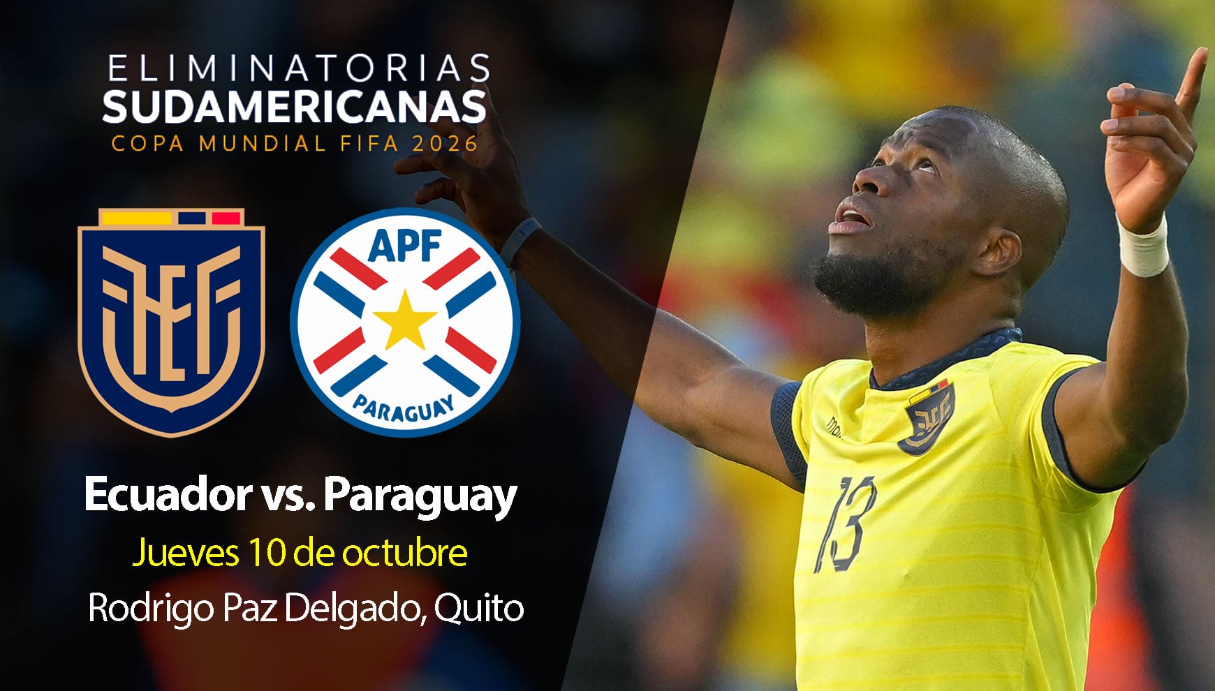 Desde Quito, Ecuador recibe a Paraguay por la fecha 9 de las Eliminatorias Sudamericanas al Mundial 2026. Conoce cómo verlo por TV y Online. (Foto: Composición Gestión Mix)