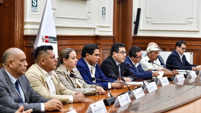 Ministro Meza señaló que S/ 100 millones se destinarán para la compra directa de arroz a los agricultores. Foto: PCM.