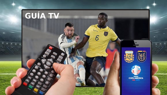 Lista de canales de TV para seguir el partido Argentina vs. Ecuador este jueves 4 de julio por los cuartos de final de la Copa América 2024 desde el NRG Stadium de Texas. (Foto: AFP)
