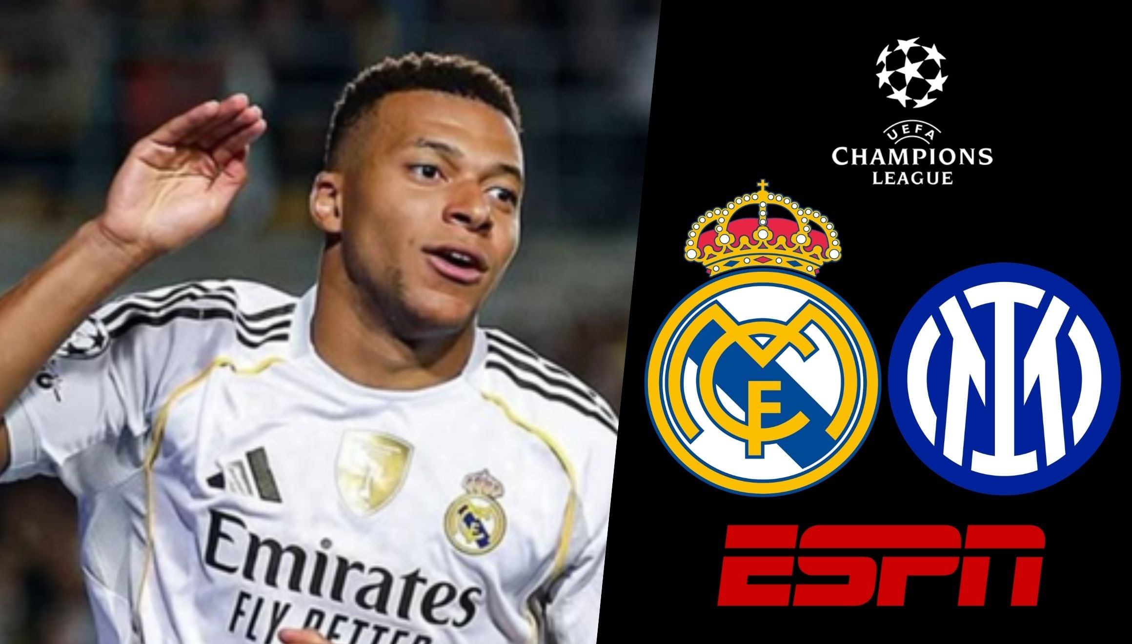 ESPN y Disney Plus transmiten el partido entre Real Madrid vs. inter de Milán EN VIVO y EN DIRECTO en Latinoamérica. (Foto: Composición Gestión Mix)
