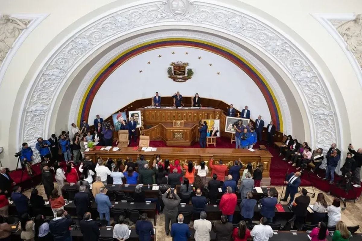 Parlamento de Venezuela. (Foto: EFE/ Ronald Peña R)