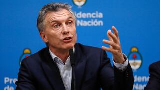 Mauricio Macri promete medidas económicas ante caída de mercados