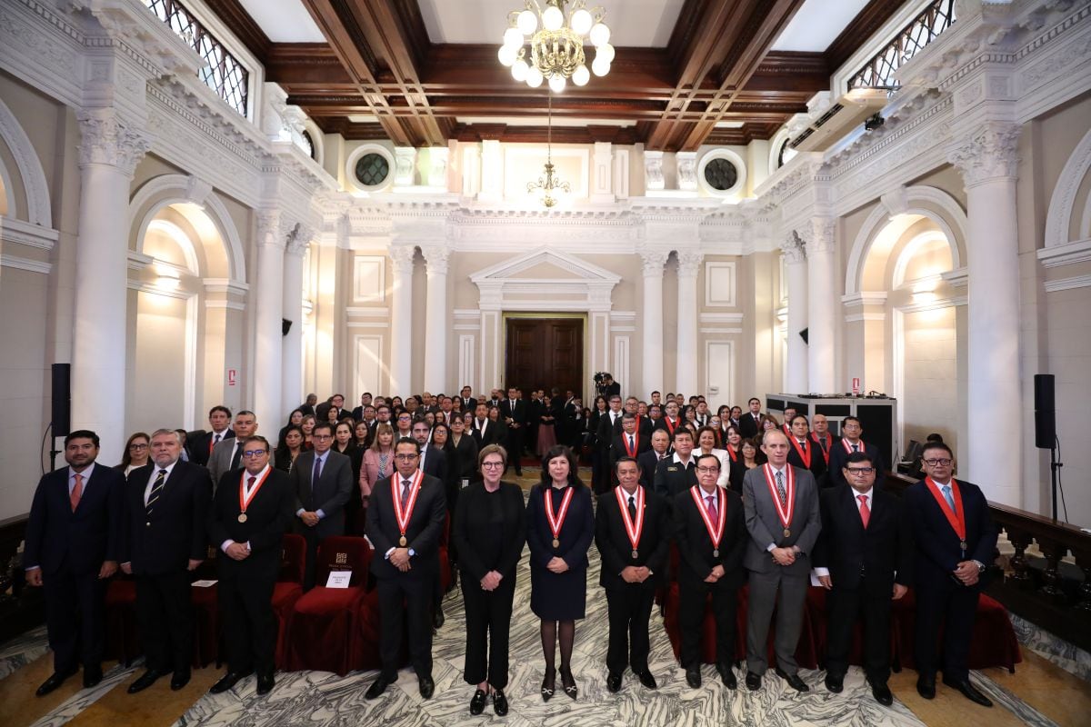 Janet Tello afirmó que las modificaciones a la Ley de Extinción de Dominio han debilitado la lucha contra el crimen organizado. Foto: Poder Judicial.