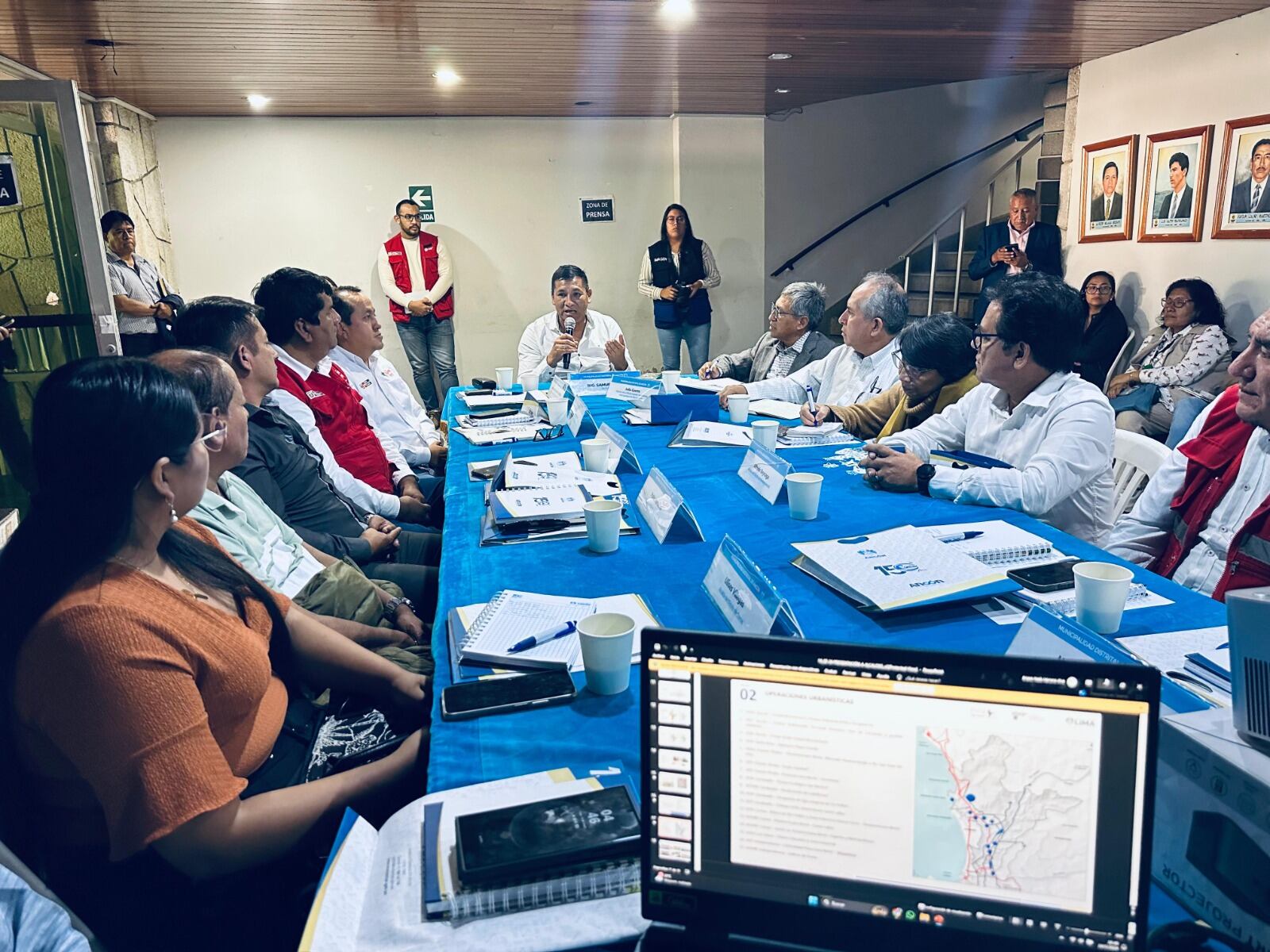 Alcaldes de Lima Norte participaron en la reunión técnica sobre el Plan de Desarrollo Urbano. Foto: Municipalidad de Ancón.