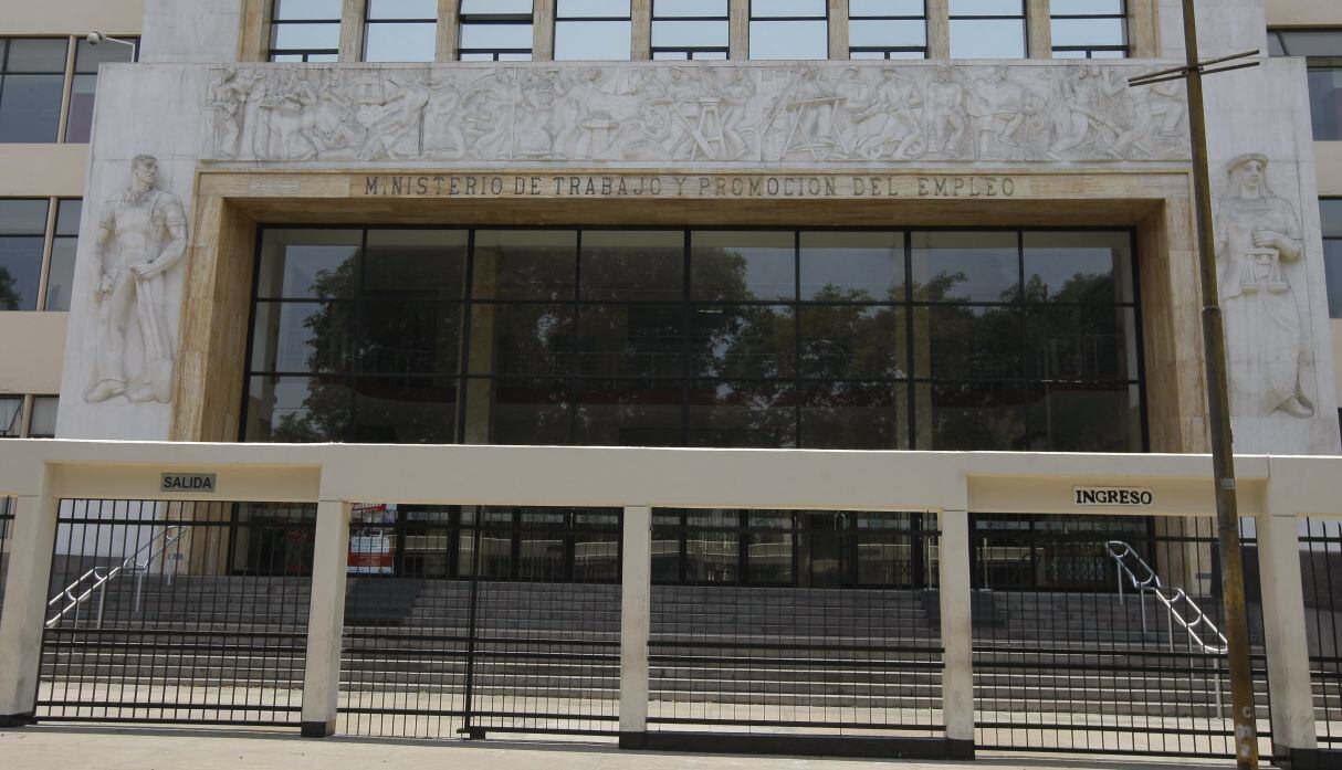 Fachada del Ministerio de Trabajo y promoción del Empleo. (Foto: GEC)