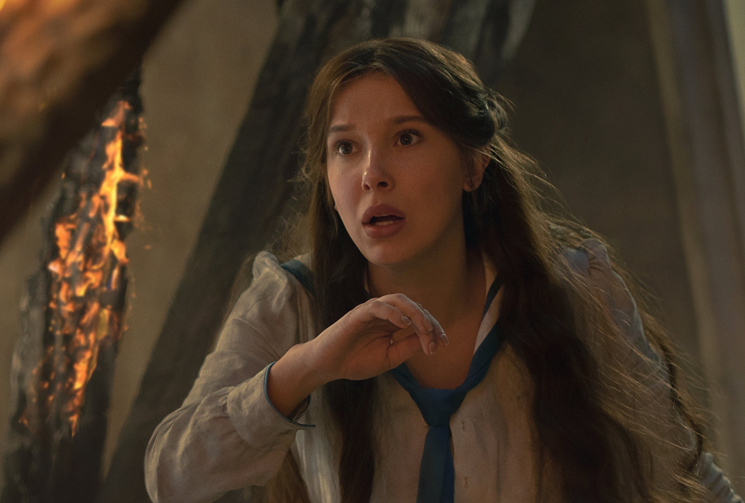 Millie Bobby Brown como Enola Holmes en una escena de la película "Enola Holmes 3" (Foto: Netflix)