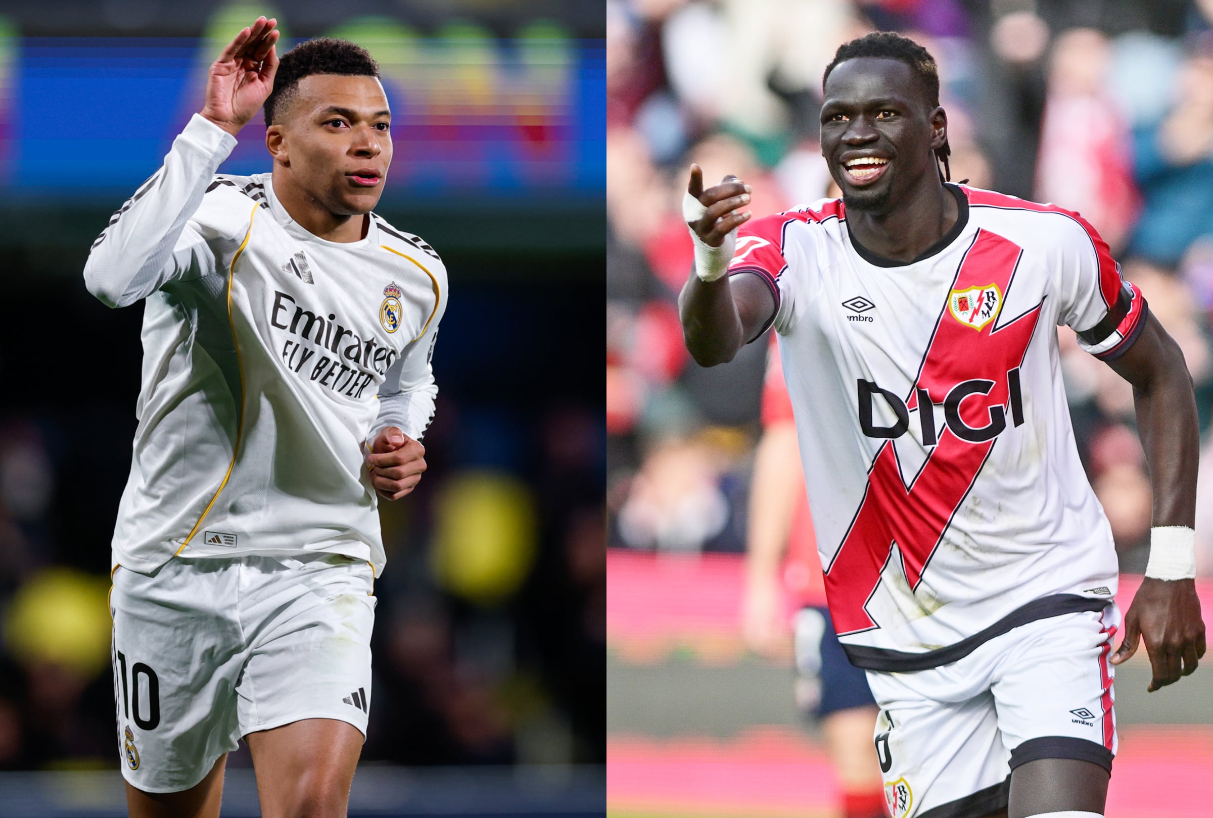 El Real Madrid recibe al Rayo Vallecano este domingo 1 de febrero de 2026 (Foto: Composición Gestión / @RayoVallecano / @realmadrid)