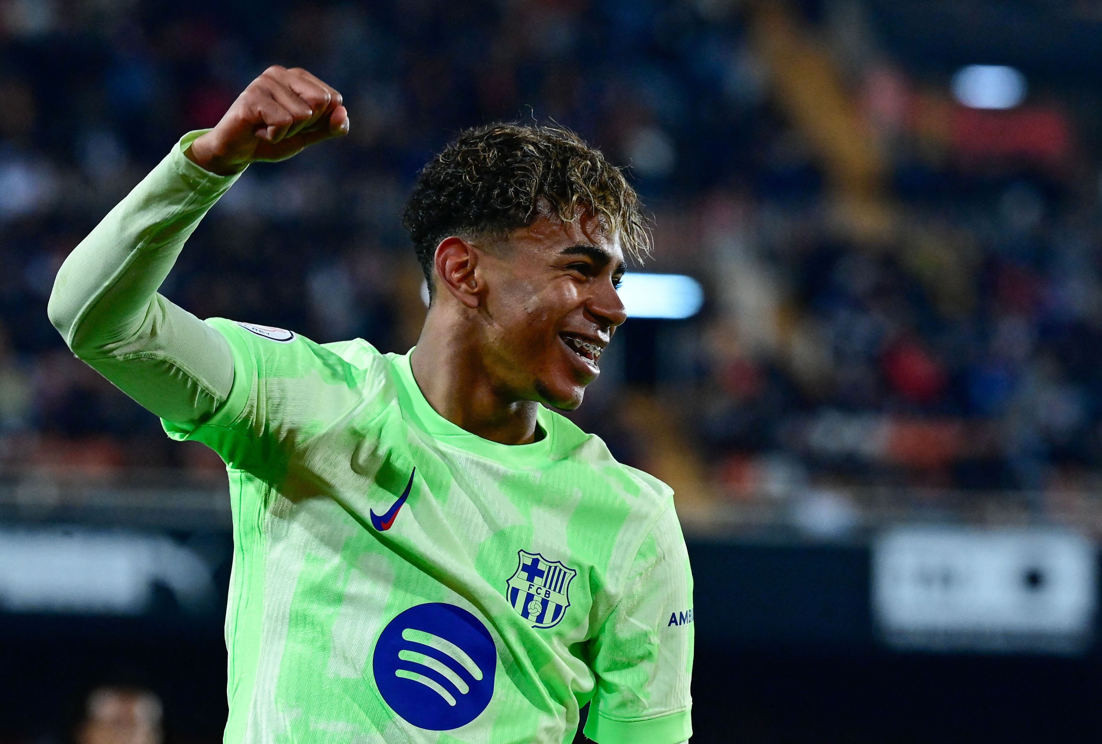 Lamine Yamal del Barcelona. (Foto: JOSE JORDAN / AFP)