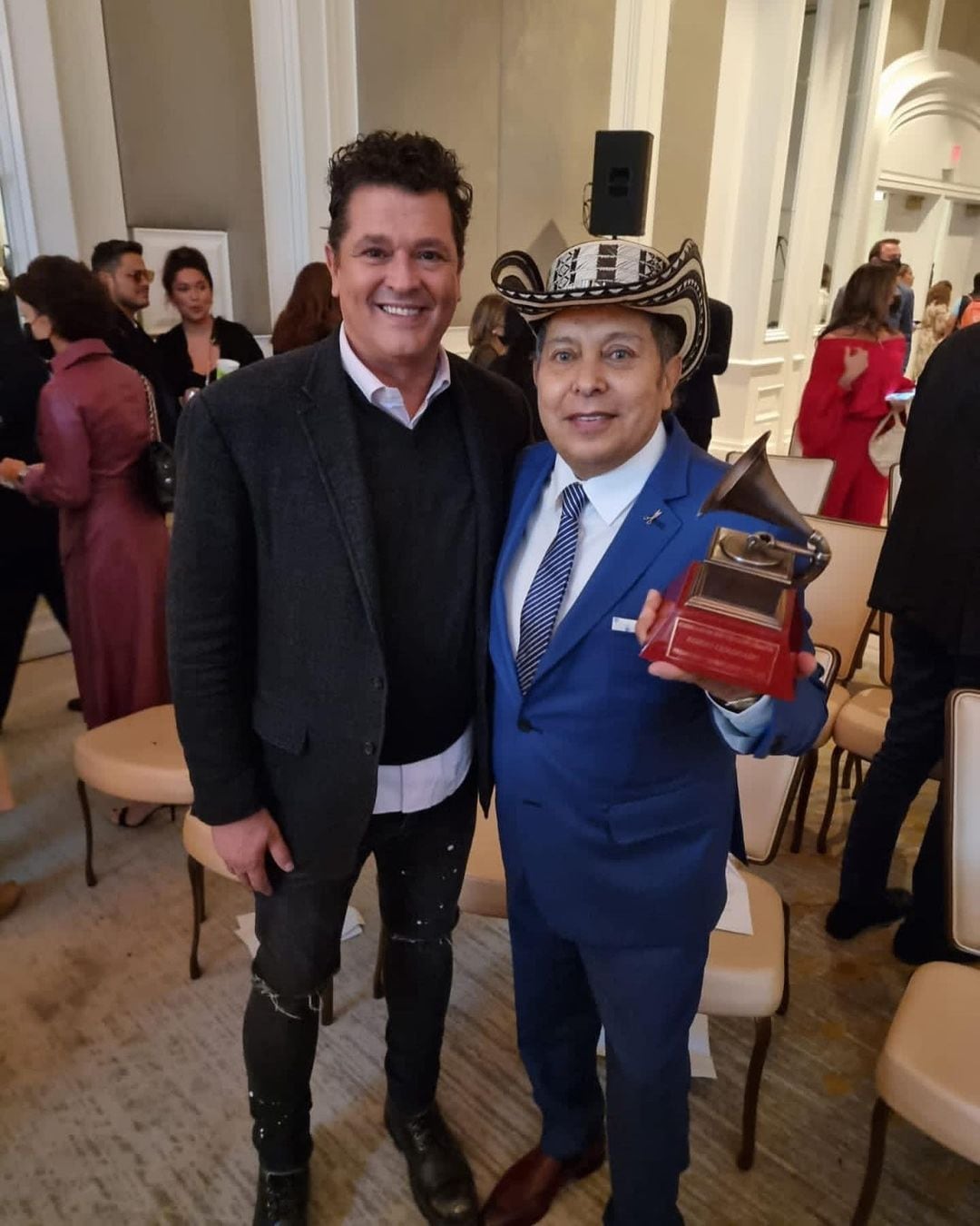 Egidio Cuadrado y Carlos Vives se conocieron en 1985 y desde entonces trabajaron juntos a nivel musical (Foto: Egidio Cuadrado / Instagram)