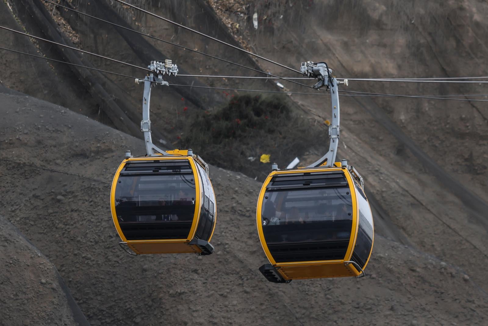 El Vaivén Teleférico Miraflores conecta el parque Domossola con Playa Redondo II, en la Costa Verde. El recorrido tiene aproximadamente 320 metros y se realiza durante la etapa de marcha blanca. (Foto: Joel Alonzo / GEC).