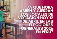 ⏰ ¿A qué hora abren y cierran los centros de votación por Elecciones Generales 2026 en Perú hoy, domingo 12 de abril? Nuevo horario