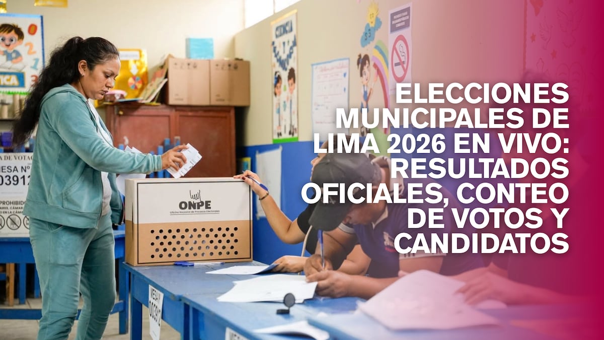 Elecciones municipales de Lima 2026 EN VIVO: resultados oficiales, conteo de votos y candidatos